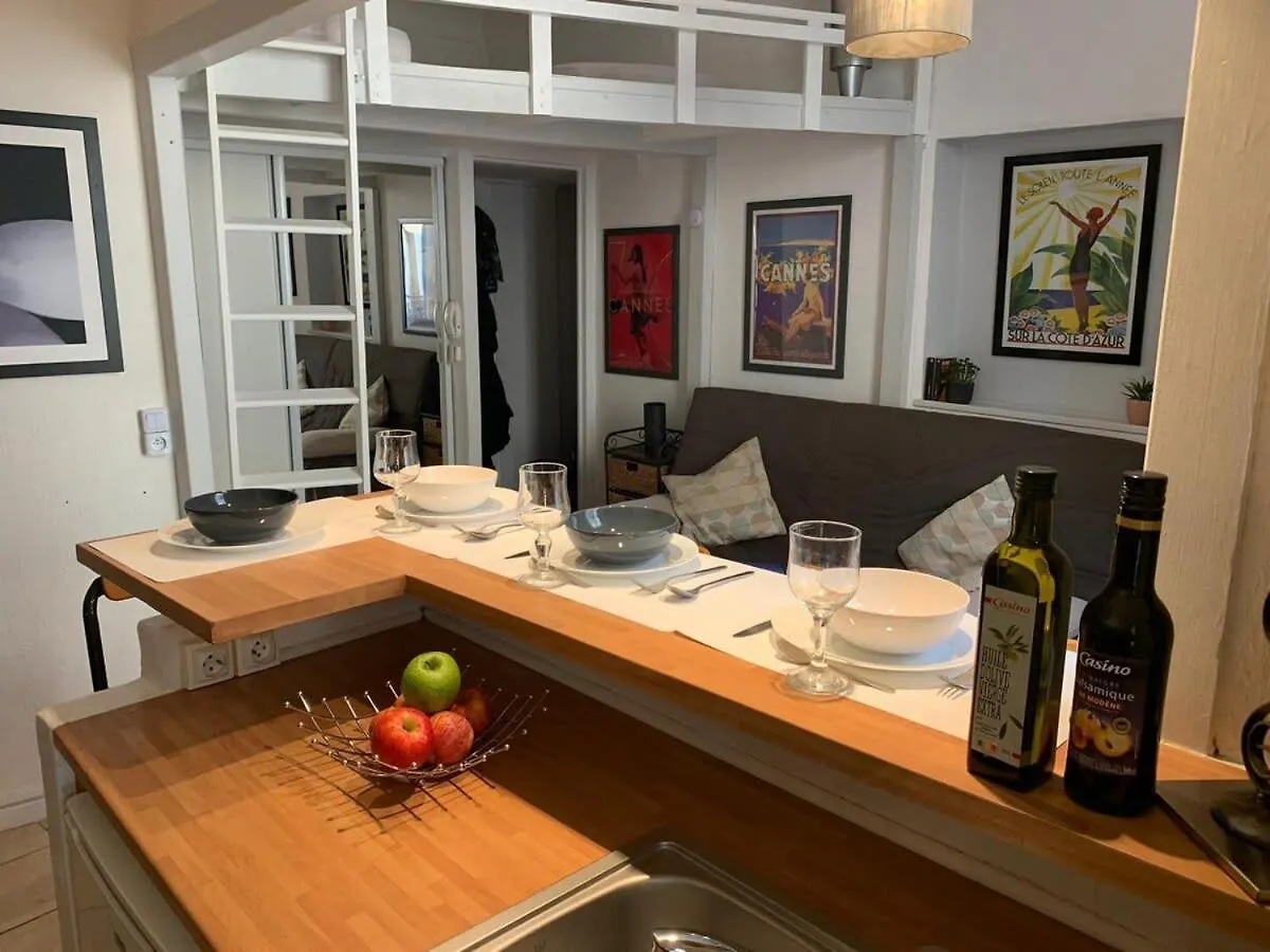 Lägenhet A092-Studio Agreable Avec Mezzanine - Le Suquet Cannes